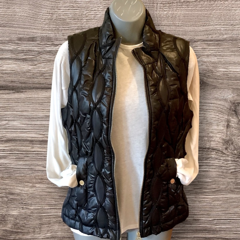 Michael Michael Kors Black Basic Puffer Vest With… - image 2